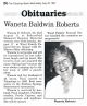 Waneta obituary Waneta obituary