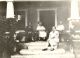 Hattie Berrington on her front porch