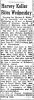 Harvey Keller obituary Harvey Keller obituary