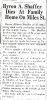 Byron Shaffer Obituary